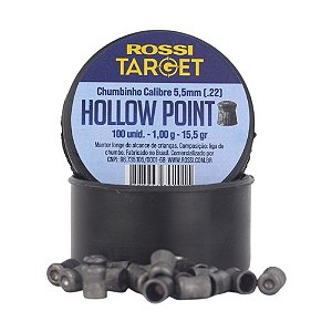 Chumbinho Rossi Hollow Point 5,5mm - 100Un