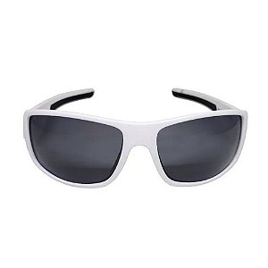 Óculos Polarizado Yara - Dark Vision F1354 - Sport - Lente Smoke - Armacao Branca - Floating