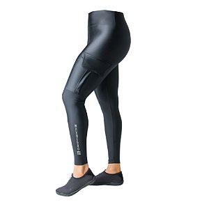 Legging Mar Negro Sport - Preto