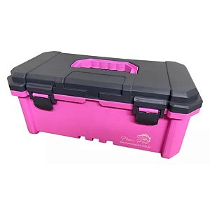 Estojo Pesca Plus Organizador  P/ Iscas Artificiais Catálogo P/ 80 Iscas Rosa-Cinza