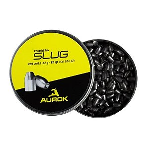 Chumbinho Aurok Slug 5.5mm - 250Un