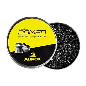 Chumbinho Aurok Domed 5.5mm - 250Un
