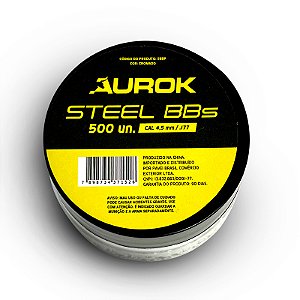 Esfera de Aço 4,5MM  AUROK - cromada - 500UN