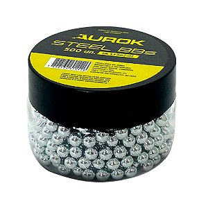 Esfera de Aço 4,5mm AUROK - Cromada - 500Un