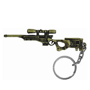 Chaveiro Belica Sniper Ouro Velho