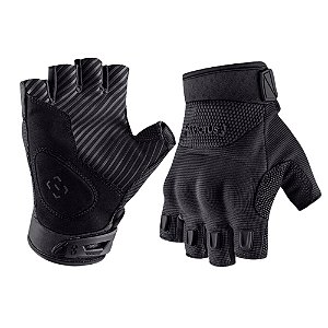 Luva Tática Invictus Fingerless Bunker Preta - G