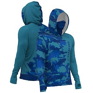 Camiseta Mar Negro XP 360 Capuz Sublimada - Blue Rio