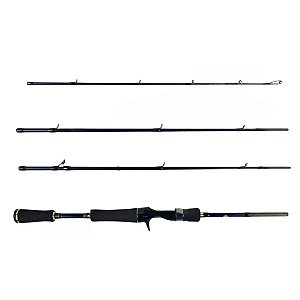Vara Daisen Kitsune Travel 8 17Lbs 6 0 (1,80m) - Carretilha - 4 Partes
