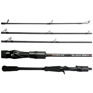Vara Monster M3X Black Rock 12 25lbs 5 8 (1,72m) - Carretilha