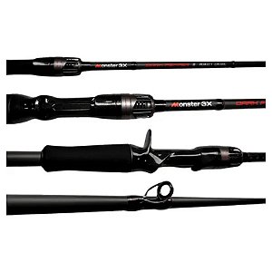 Vara Monster M3X Dark Pepper 8 15lbs 6 3 (1,91m) - Carretilha
