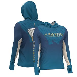 Camiseta Mar Negro XP Protection Capuz Sublimada - Fish Tail