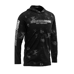 Camiseta Mar Negro XP Protection Capuz Sublimada - Black