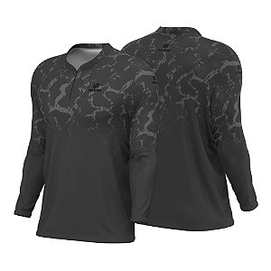 Camiseta Mar Negro Combat - Grunge Chumbo