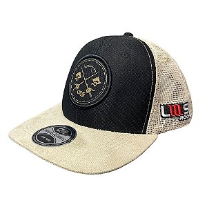 Bone Lumis - Bege Preto