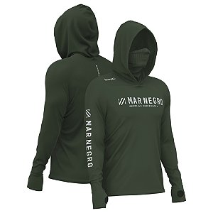 Camiseta Mar Negro XP 360 Capuz Poliamida - Musgo