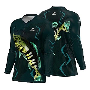 Camiseta Mar Negro Combat - Tucunare Azul