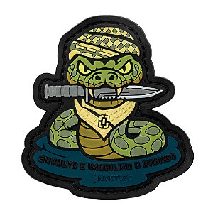 Patch Invictus Alpha Sucuri - Verde Preto