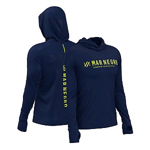 Camiseta Mar Negro XP Protection Capuz Sublimada - Marinho