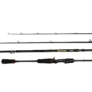 Vara Monster M3X 20 40 Lbs 6 0 (1,83m) - Carretilha - 4 Partes