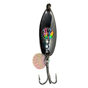 Isca Spark Spinner Colher Garateia - Silver