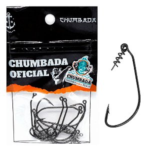 Anzol Chumbada Oficial 60° c Mola - 10 und