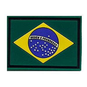 Patch Bauer Bandeira Brasil - Verde Amarelo Azul