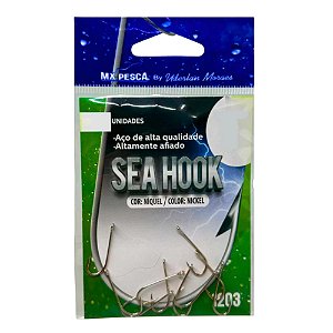 Anzol Mx Pesca Inox 1203 - 10Un tam:14