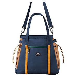 Bolsa Galapagos Tote All In 2.0 - Marinho Caramelo