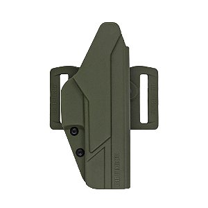 Coldre BRFORCE OWB Destro Golias - Glock Standar/Compact - Verde