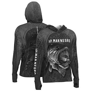 Camiseta Mar Negro XP Capuz Sublimada - Traira Dark