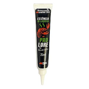 Essência Pro Lure Monster 3X para Isca Soft Bait - Aroma de Lagosta - 25ml