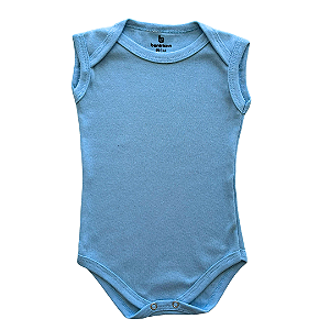 Body Regata Azul Bebê
