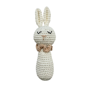 Chocalho Amigurumi Coelho
