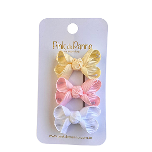 Kit 3 Laços Boutique Micro