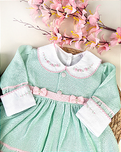 Saída Maternidade Carla Verde-Rosa