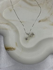 Colar em Prata Pingente Halter