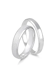 Par de Alianças de Namoro Lume 4MM & Merida 3MM
