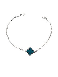 Pulseira Clover 10mm Azul