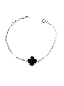 Pulseira Clover 10mm Preta