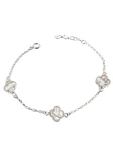 Pulseira Clover Trio 10mm Madrepérola