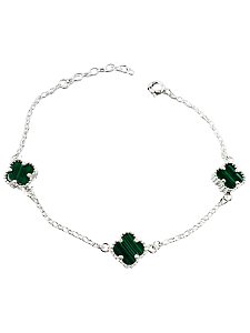 Pulseira Clover Trio 10mm Verde