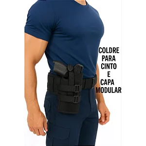Coldre Cintura Universal Modular Preto