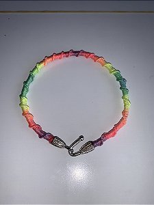 Tornozeleira macramê único