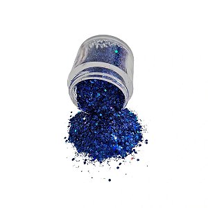 Glitter Flocado Azul Holográfico 4g