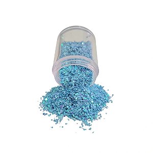 Glitter Flocado Azul Bebê 4g