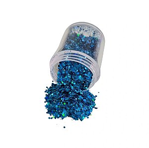 Glitter Flocado Azul Caribe Holográfico 4g