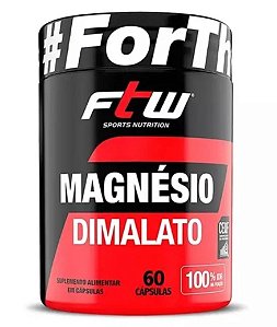 MAGNÉSIO DIMALATO  FTW  CONTÉM 60 CAPSULAS