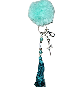 CHAVEIRO POMPOM FÉ