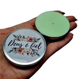 KIT C/ 12 MINI VELA AROMÁTICA C/ MENSAGENS - 100% VEGANA