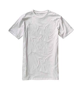 Camiseta Branca - 100% Algodão 30.1 fios